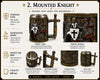 MEDIEVAL KNIGHT MUGS — CHOOSE YOUR LEGEND