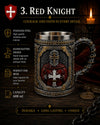 MEDIEVAL KNIGHT MUGS — CHOOSE YOUR LEGEND
