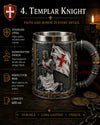 MEDIEVAL KNIGHT MUGS — CHOOSE YOUR LEGEND