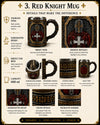 MEDIEVAL KNIGHT MUGS — CHOOSE YOUR LEGEND