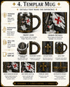 MEDIEVAL KNIGHT MUGS — CHOOSE YOUR LEGEND