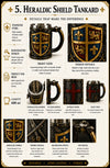 MEDIEVAL KNIGHT MUGS — CHOOSE YOUR LEGEND