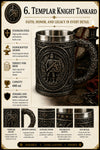 MEDIEVAL KNIGHT MUGS — CHOOSE YOUR LEGEND