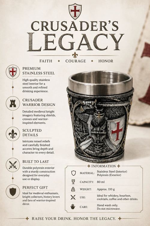 MEDIEVAL SHOT GLASSES — CHOOSE YOUR LEGEND