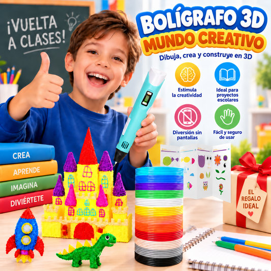 Bolígrafo 3D Mundo Creativo