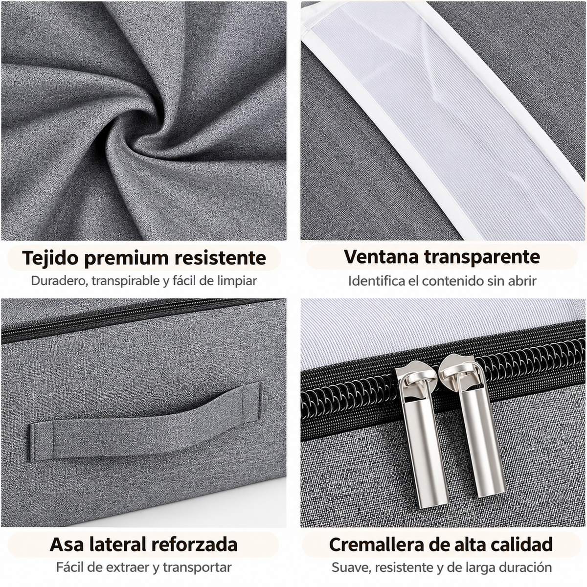 Organizador Bajo Cama MaxSpace™ – Almacenamiento Extra sin Ocupar Espacio