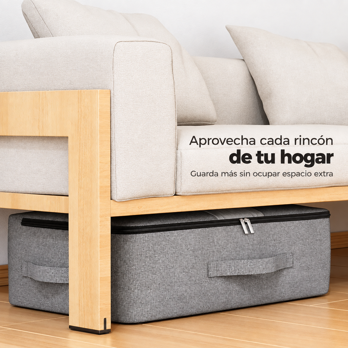 Organizador Bajo Cama MaxSpace™ – Almacenamiento Extra sin Ocupar Espacio