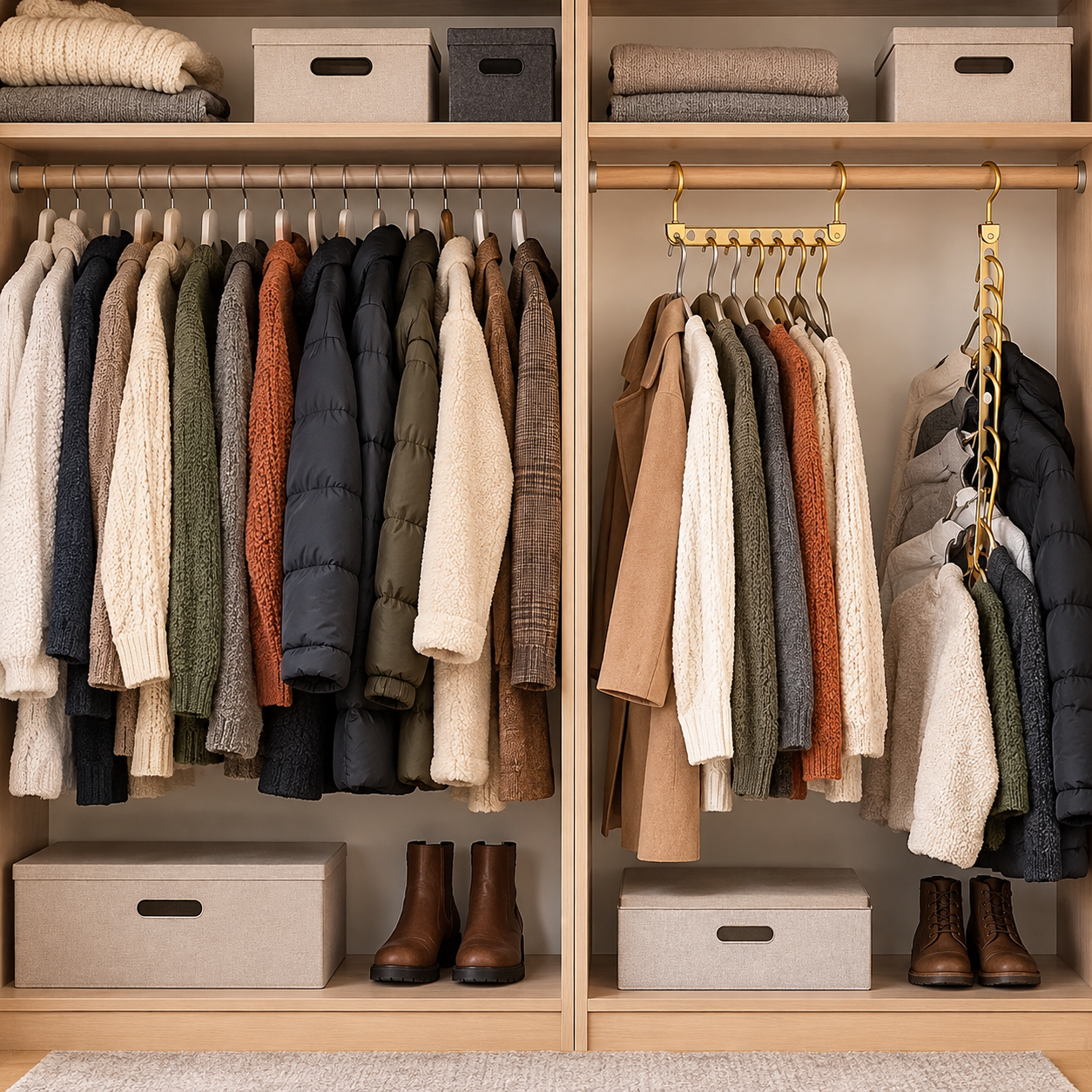 SpaceDrop™ – Haz Sitio a tu Ropa de Invierno