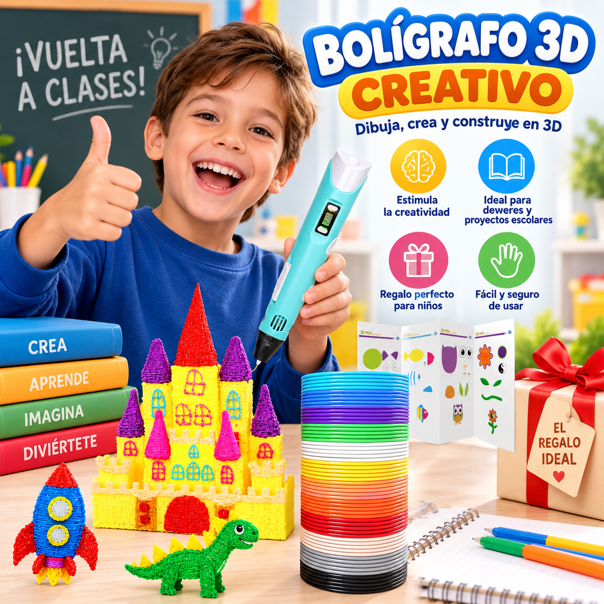 Bolígrafo 3D Creativo