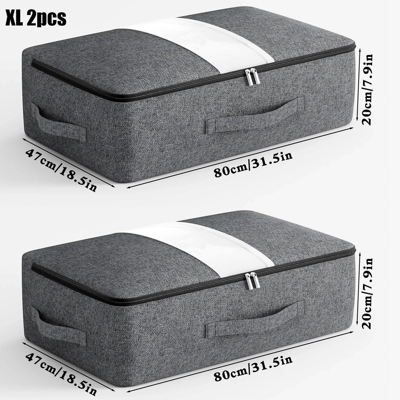 Organizador Bajo Cama MaxSpace™ – Almacenamiento Extra sin Ocupar Espacio