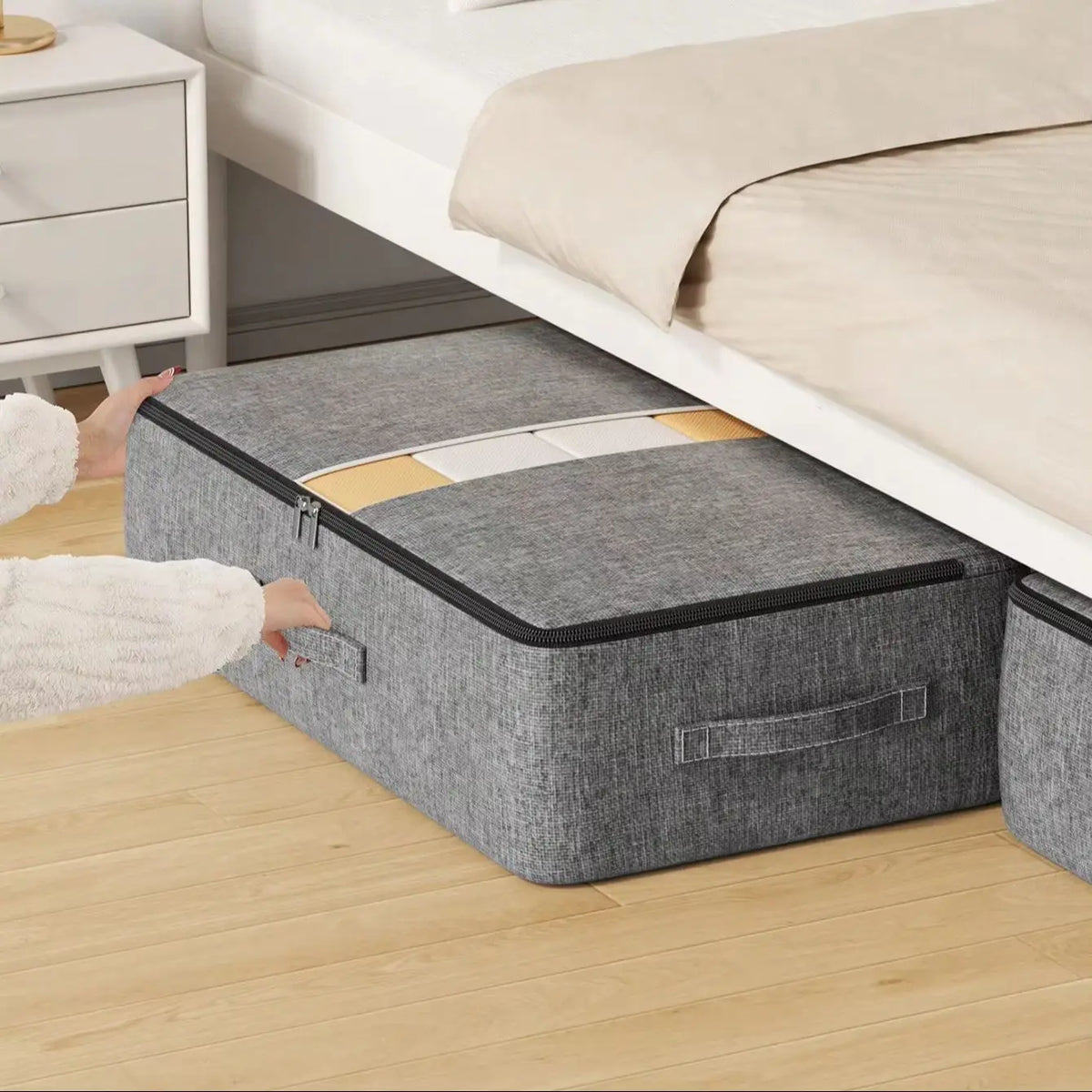 Organizador Bajo Cama MaxSpace™ – Almacenamiento Extra sin Ocupar Espacio