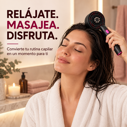 Masajeador Capilar Spa con Luz Roja y Aromaterapia